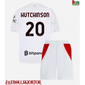 AC Milan Omari Hutchinson #20 Borta Kläder Barn 2026-27 Kortärmad (+ Korta byxor)
